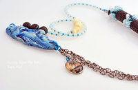 Ocean Inspired Statement Necklace, copyright Honey from the Bee