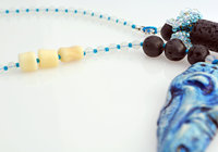 One of a kind Ocean Inspired necklace, copyright Honey from the Bee