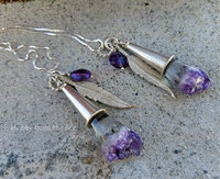 Silver and Amethyst pendant