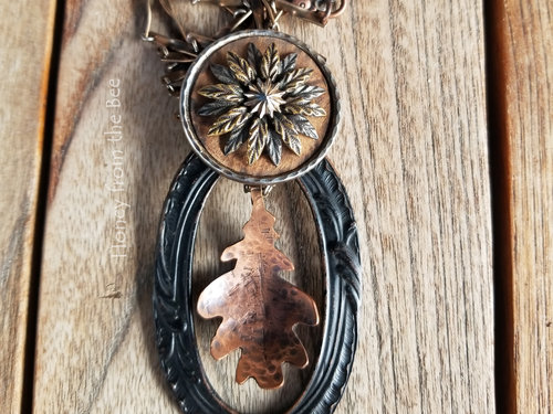 Black and Copper necklace
