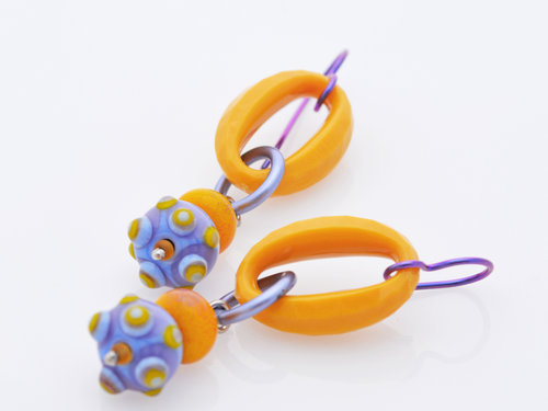 Saffron earrings