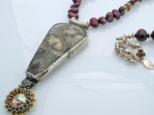 Americana Statement Necklace, copyright Honey from the Bee