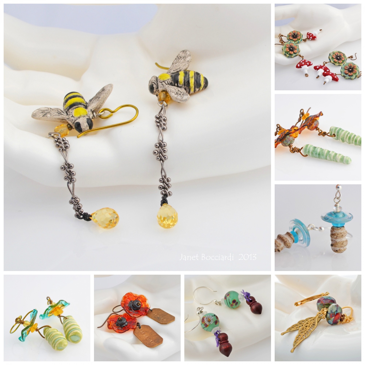 Artisan Earrings 2013 by Honey from the Bee