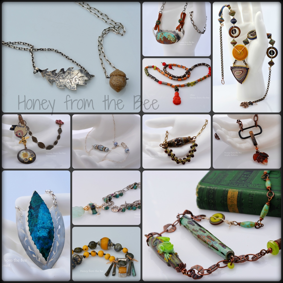 Mixed Media Artisan Necklaces