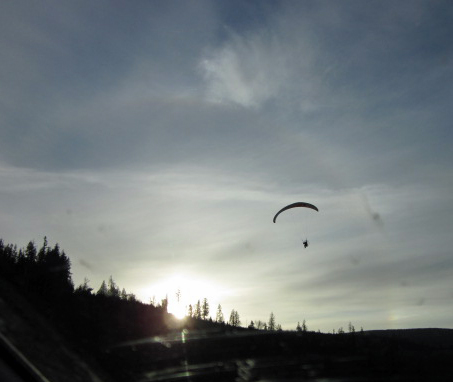 Ultralight souring in Washington skies