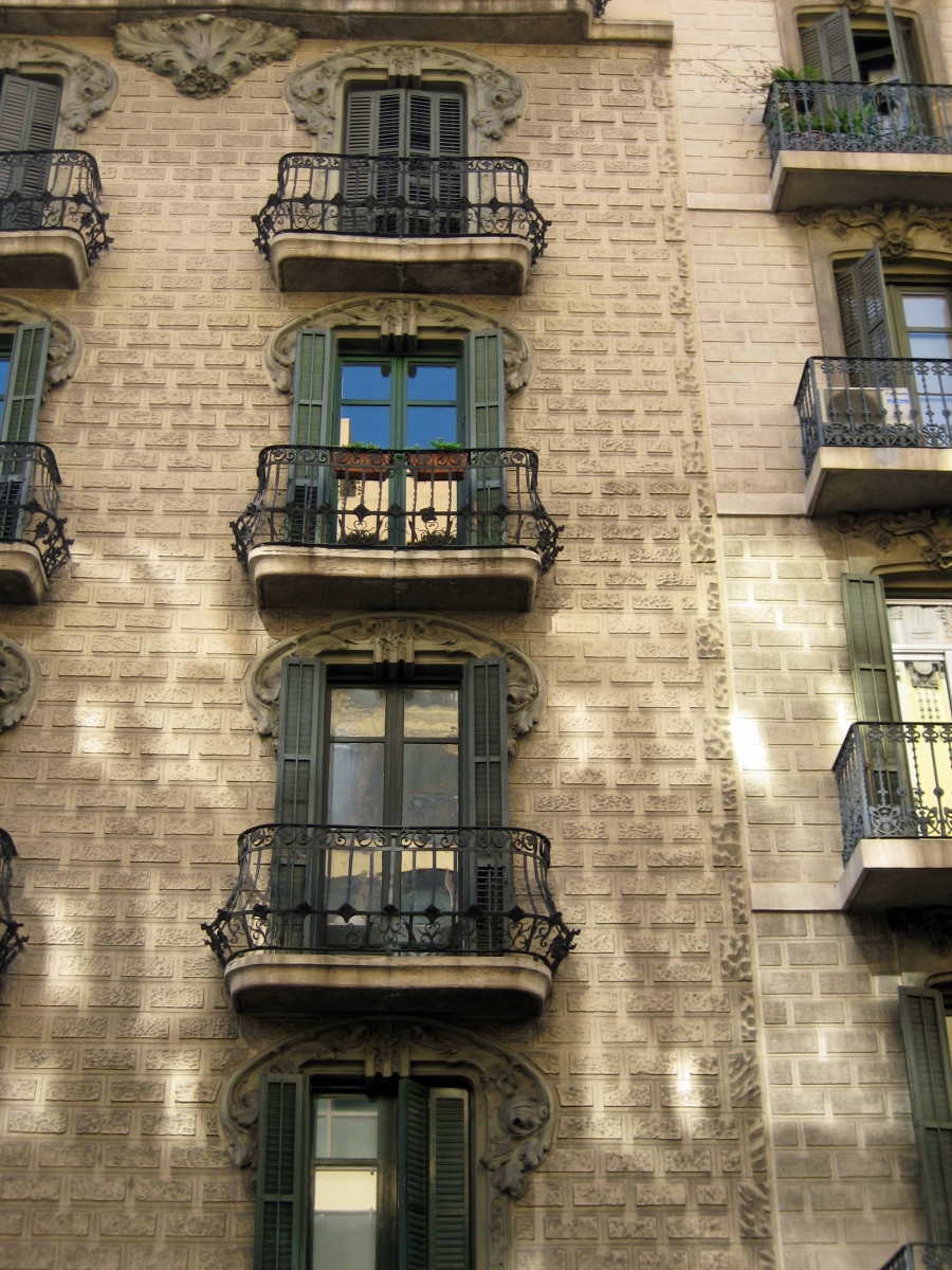 Ironwork Balconies in Barcelona