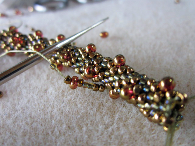 Crocheted Seed Bead Rop