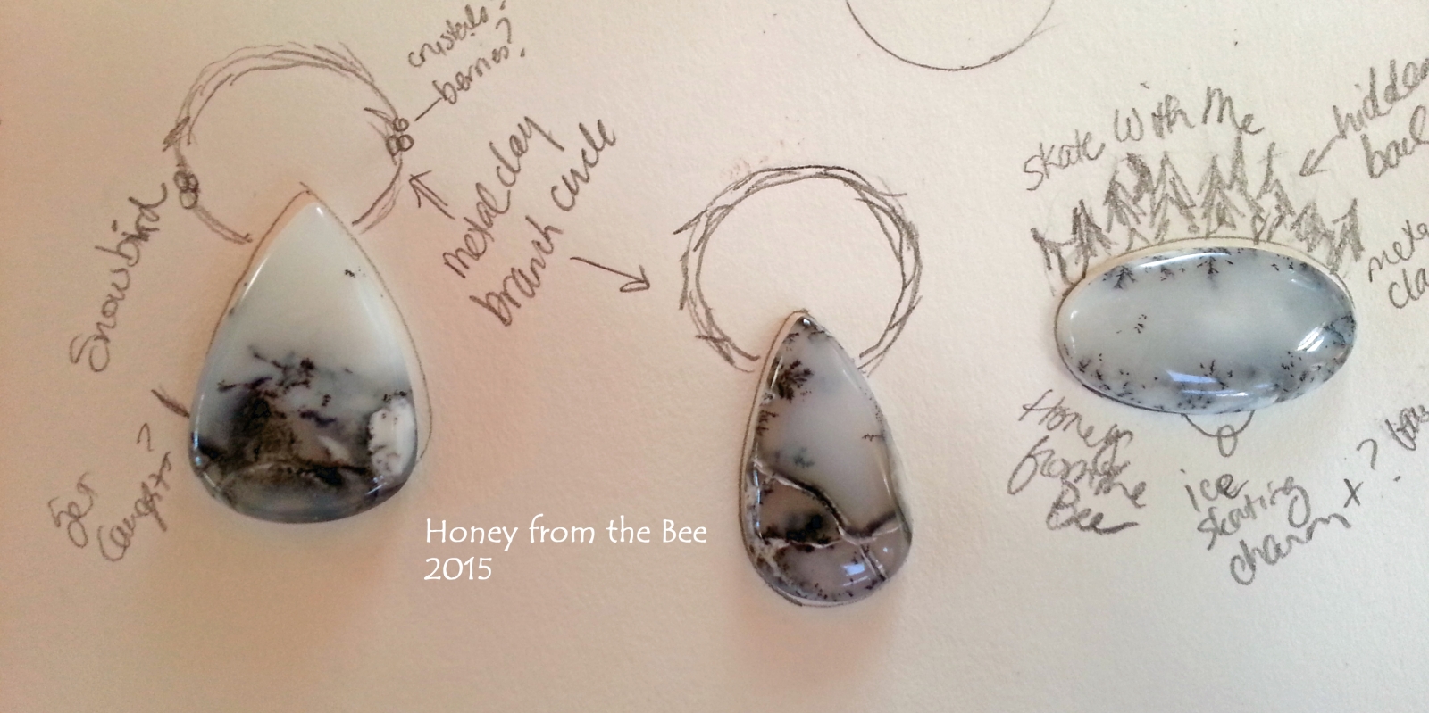 Dendritic Opal Pendant designs