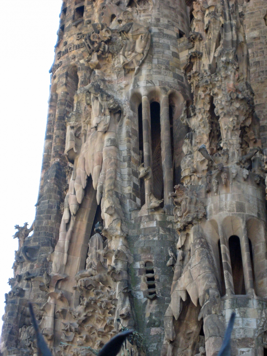 Facade of the Nativity, La Sagrada Familia, Barcelona, Spain