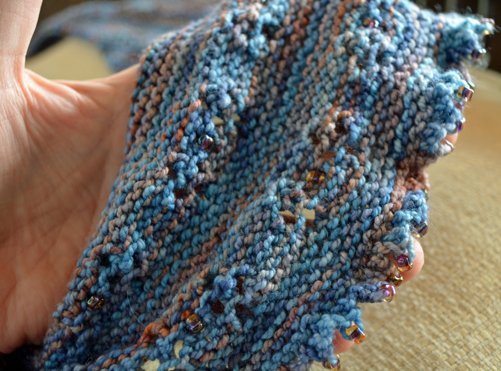 Filomena scarf, Koigu wool