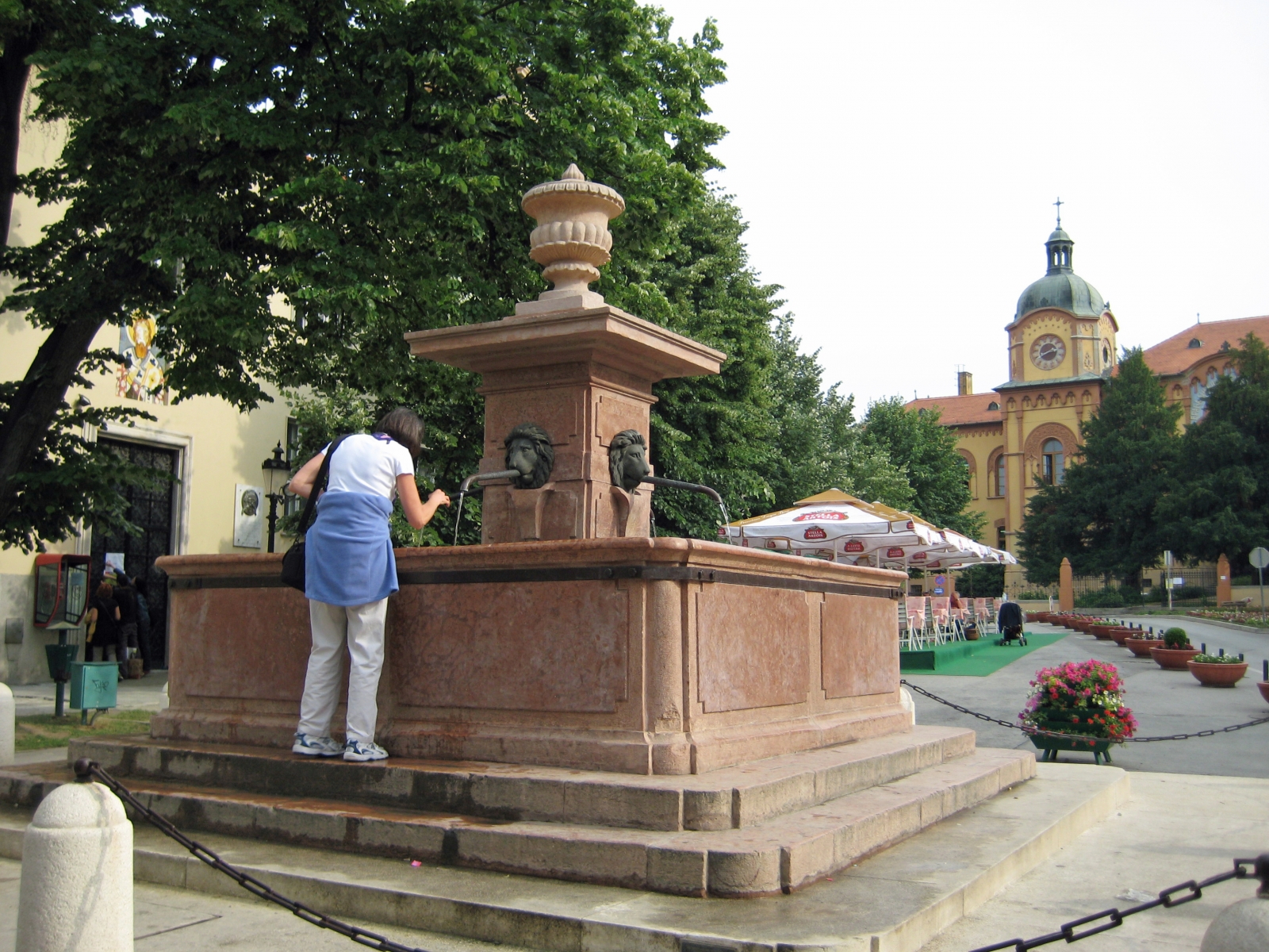 Fountain that is believed to help women get pregnant, Serbia