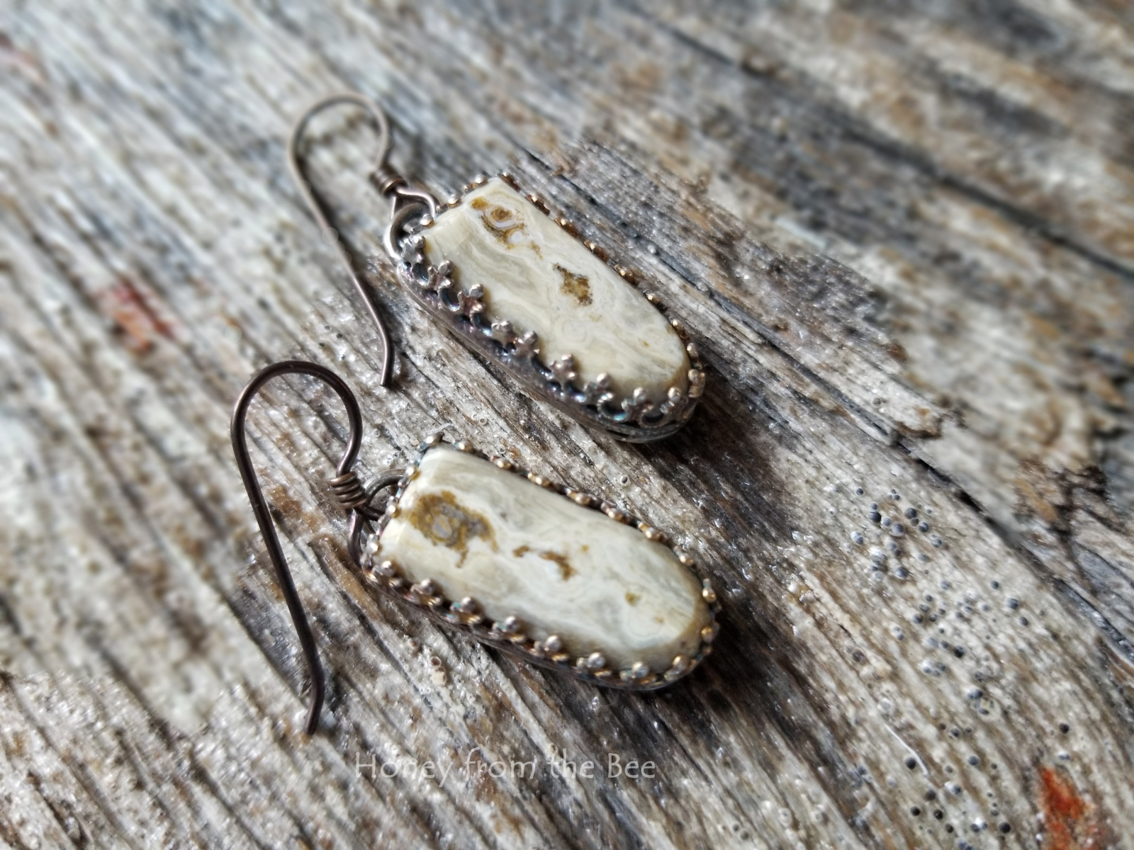 Ocean jasper earrings