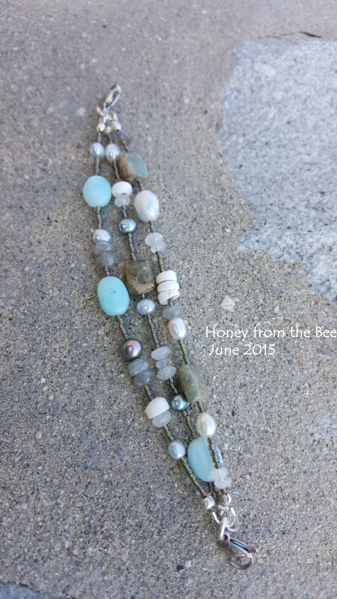 Beach inspired medical bracelet