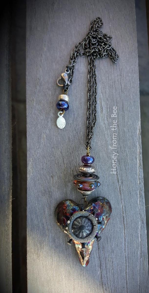 Artisan heart pendant