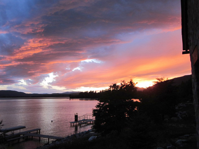 Sunset over Lake Pend Oreille