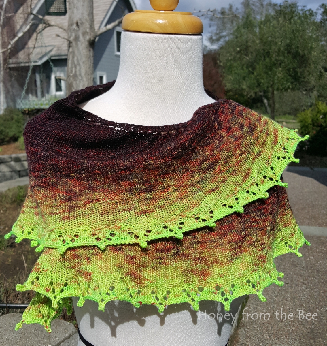 Radioactive Dragonfly Shawl