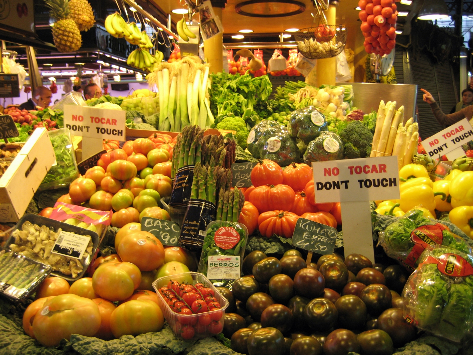 Vegetable Stand, Barcelona, Spain