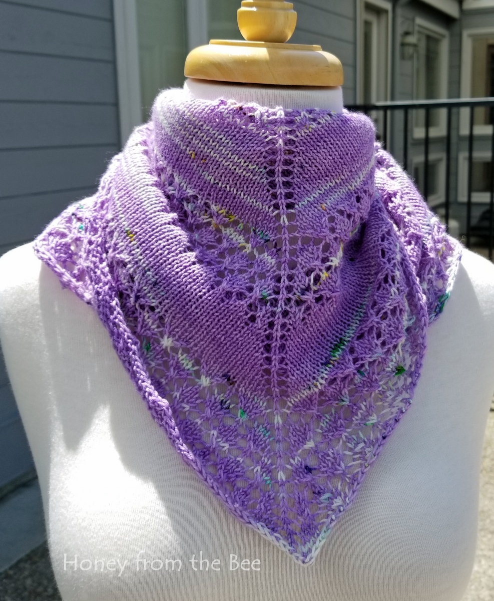 Lavender Lace Shawl