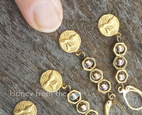 Honeybee earrings