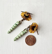 Fun casual earrings in a floral theme