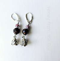 Coordinating rosebud earrings available separately.