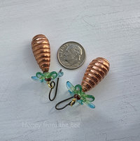 Beach earrings are lightweight