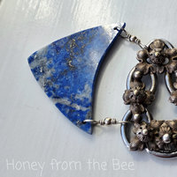 Lapis Lazuli statement necklace