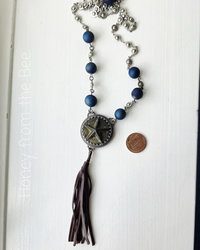 Western inspired necklace with star focal