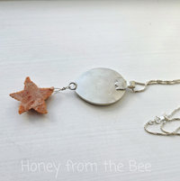 back of sterling silver pendant