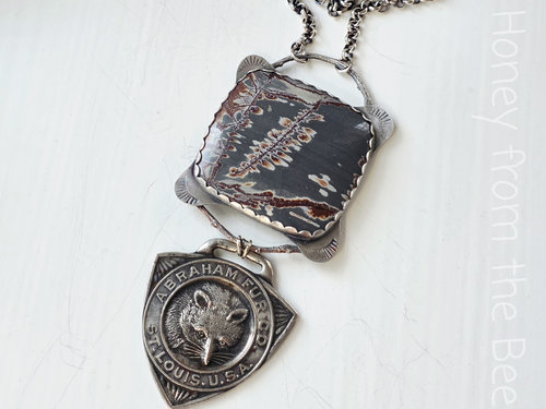 Statement necklace available separately