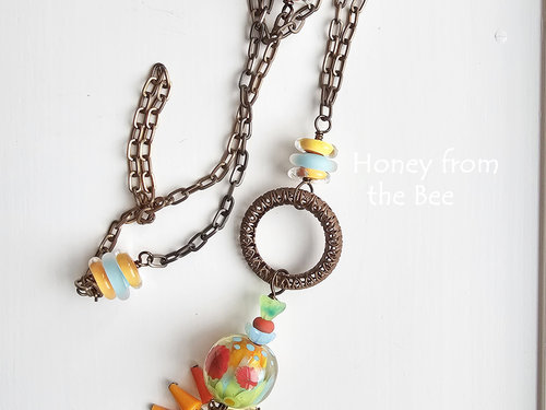 Necklace that will go with everything - stunning against a white shirt!