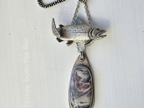 Fisherwoman's Talisman necklace is a statement piece.