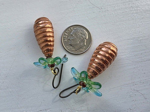 Beach earrings are lightweight