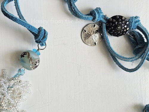 Beach necklace that's also a statement necklace.