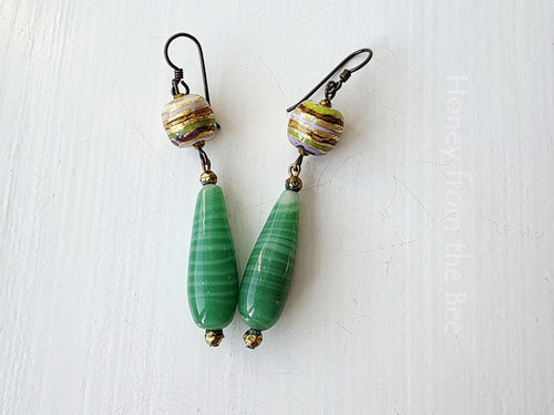 Statement earrings with a vintage vibe