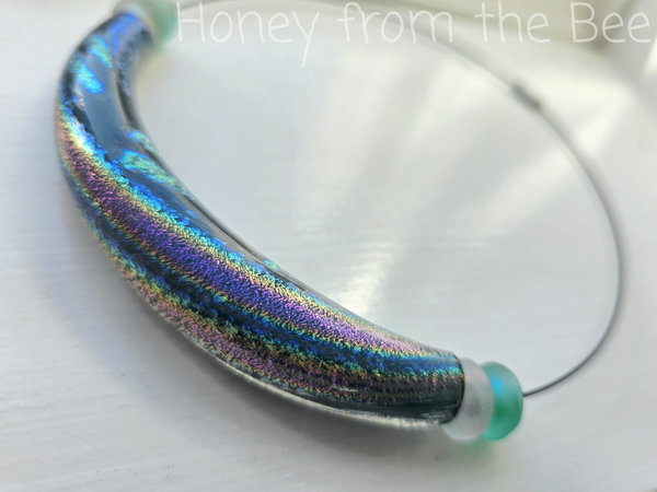 Pastel glass necklace